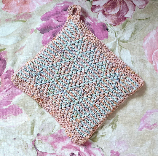 Gehäkelter Topflappen Mosaik