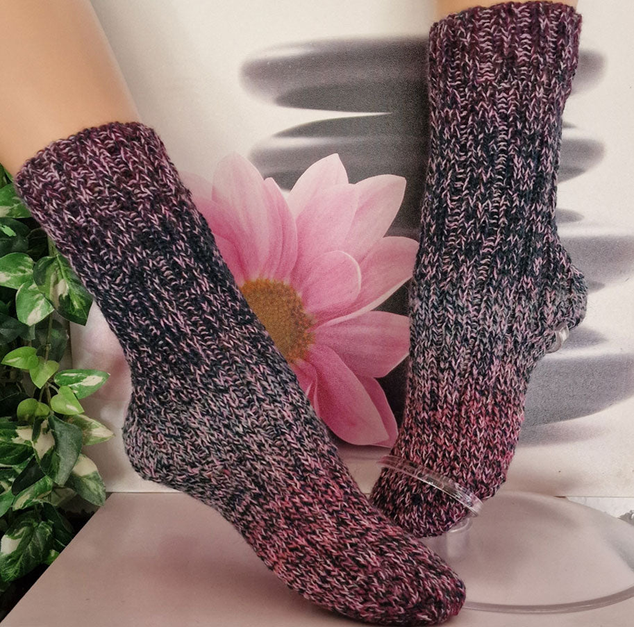 Handgestrickte Landhaussocken True Love Gr. 36/37