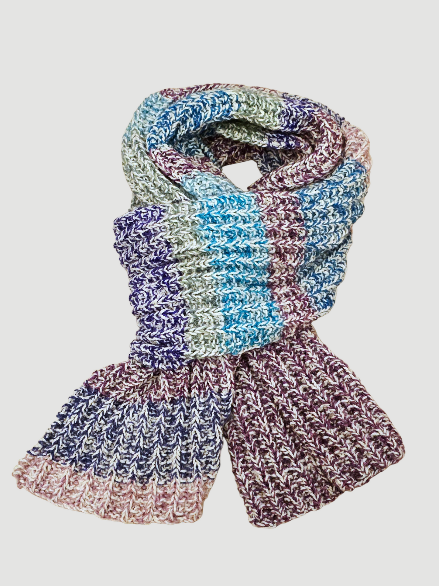 Winterschal aus edlem Cashmere und Bluefaced Leicester