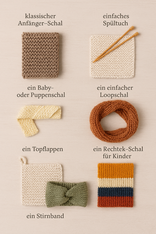 Erste Strickprojekte