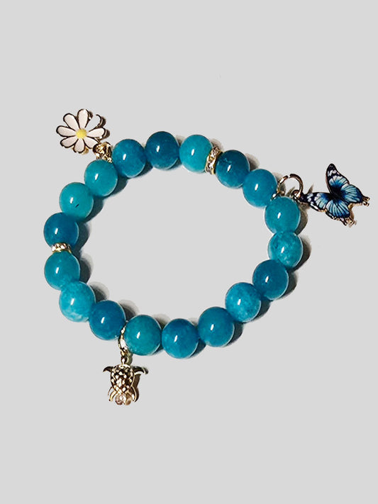 Handgefertigtes Amazonit-Armband