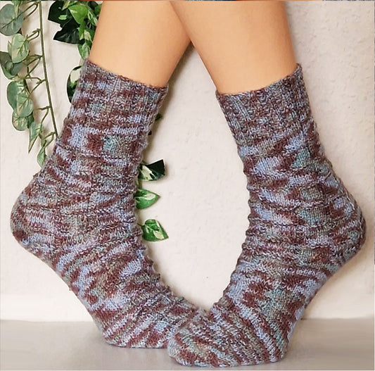 Handgestrickte Socken Jochen Gr. 40/41