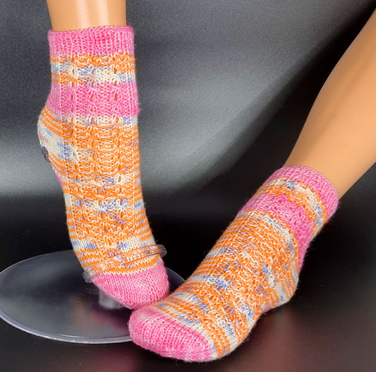 Kindersocken Orange Roses Gr. 30/31