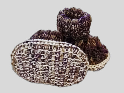 Meliert Baby-Booties