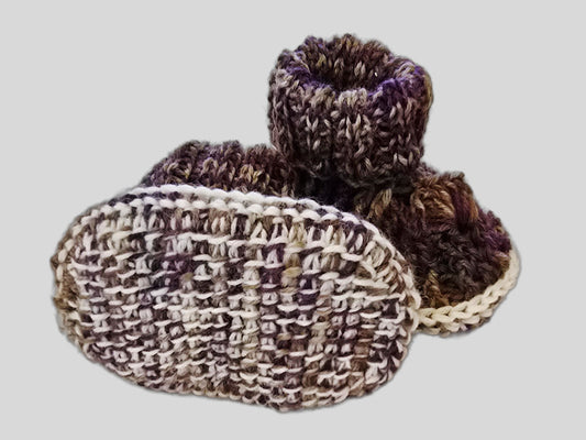 Meliert Baby-Booties