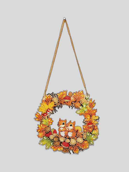 Herbstzauber - Diamond Painting Fensterbild