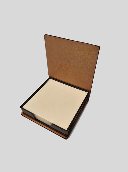 Notizzettelbox Schwarz mit Schmetterling Lila