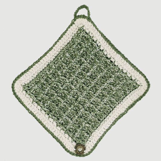 Gehäkelter Topflappen in Waffelmuster