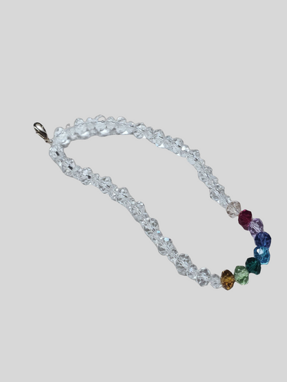 Handykette mit Karabinerverschluss Rainbow