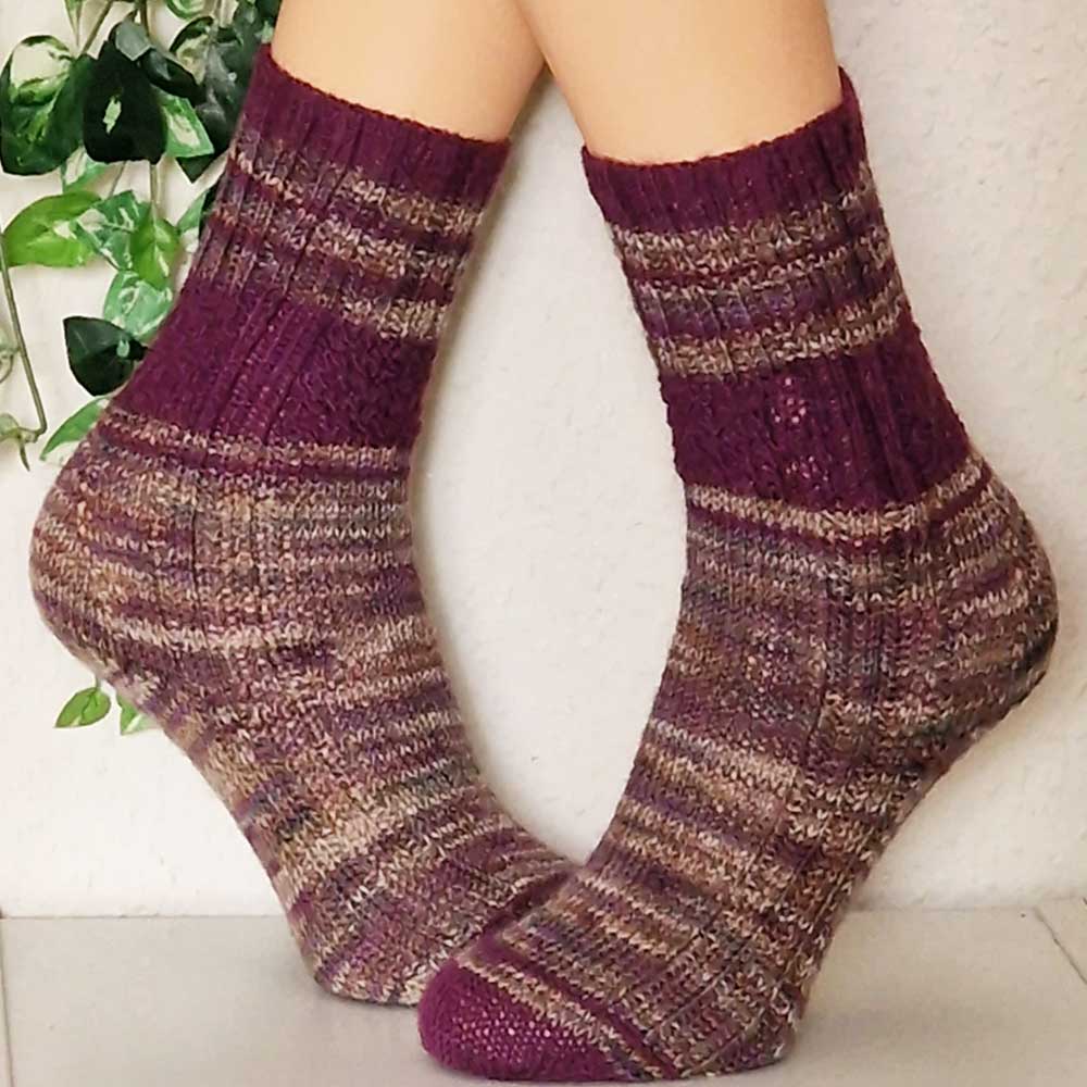 Handgestrickte Socken Belinda Gr. 36/37