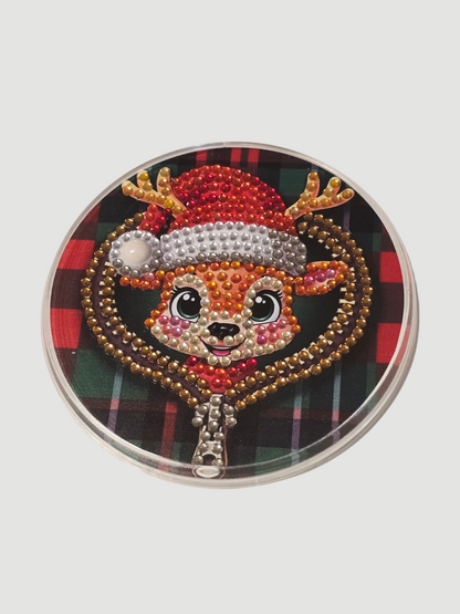 Weihnachtlicher Acryl-Untersetzer