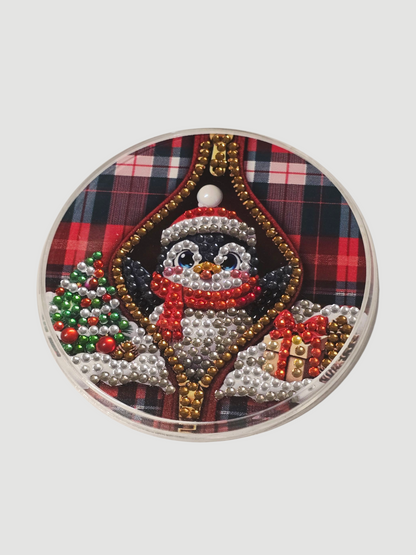 Weihnachtlicher Acryl-Untersetzer