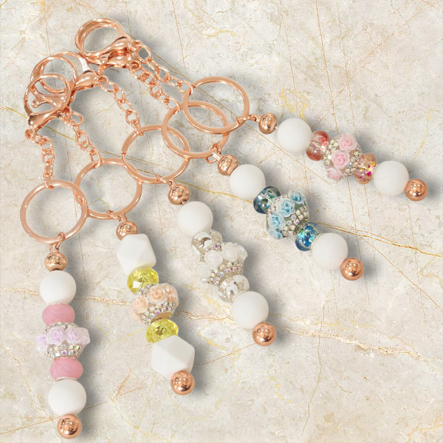 Schlüsselanhänger Florale Eleganz