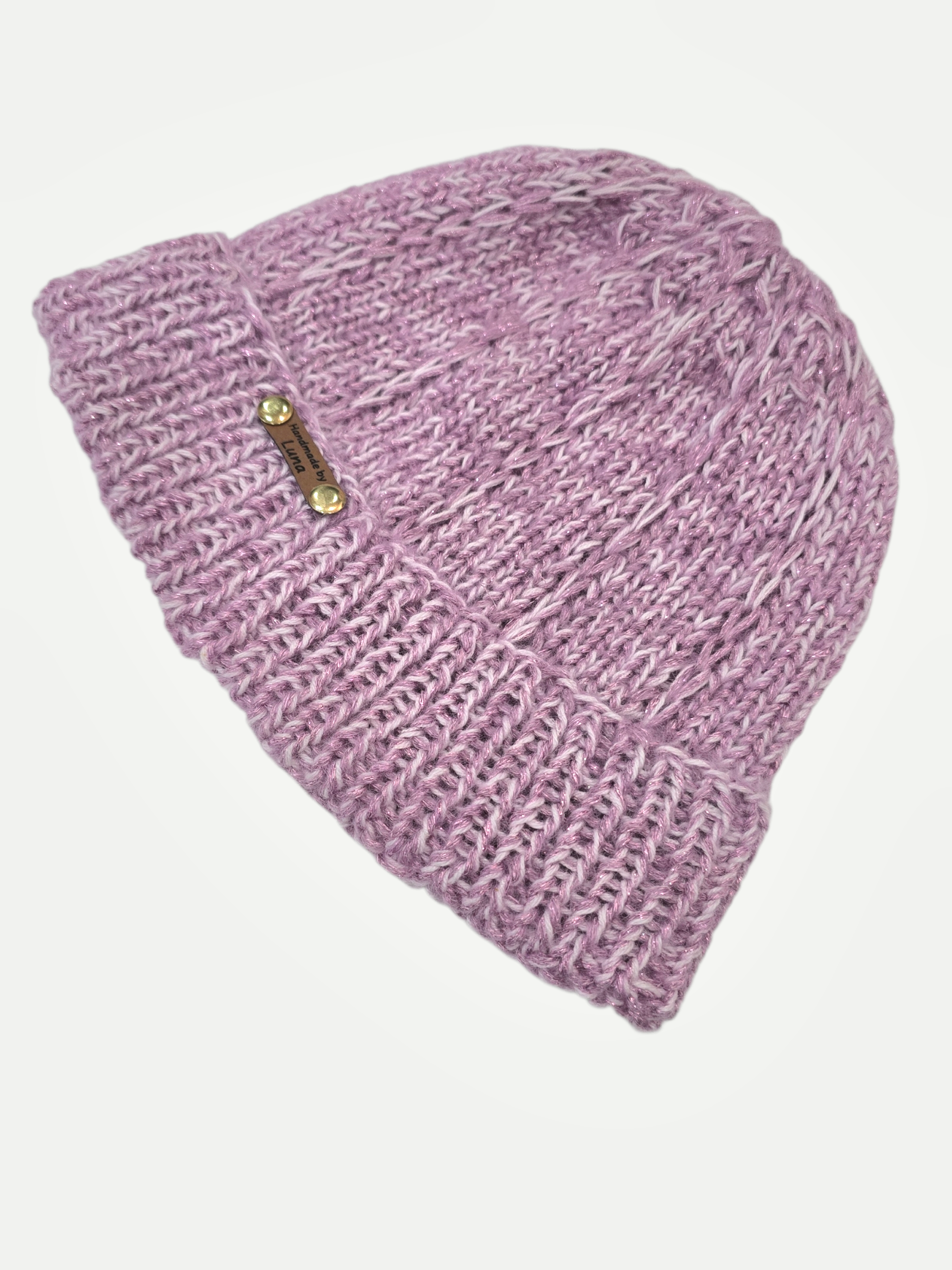 Handgestrickte warme Mütze "Cosy Chic" - Farbenspiel - Luna's Kreativwerkstatt