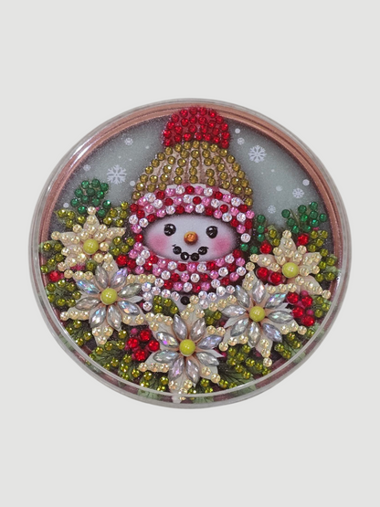 Weihnachtlicher Acryl-Untersetzer