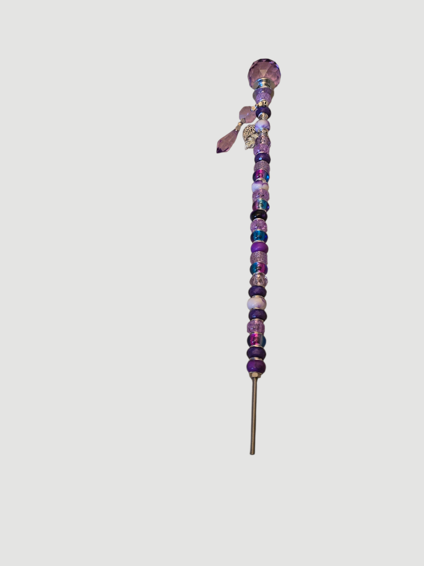 Gartenstab Blumenwächter - Farbenspiel - Luna's Kreativwerkstatt