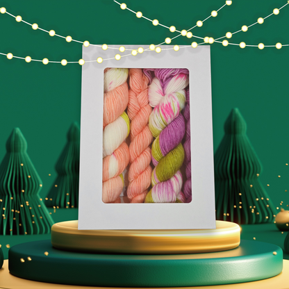 Geschenkset Merino Sockenwolle 140g