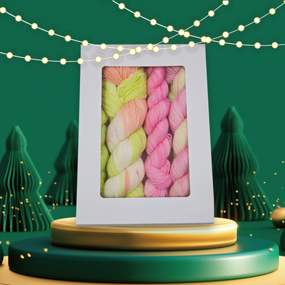 Geschenkset Merino Sockenwolle 140g