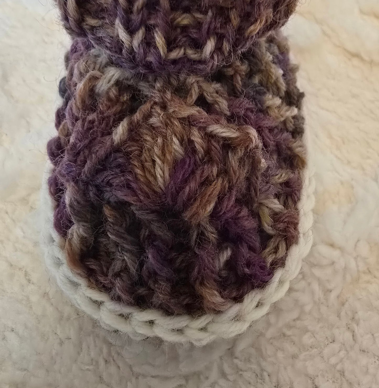 Meliert Baby-Booties