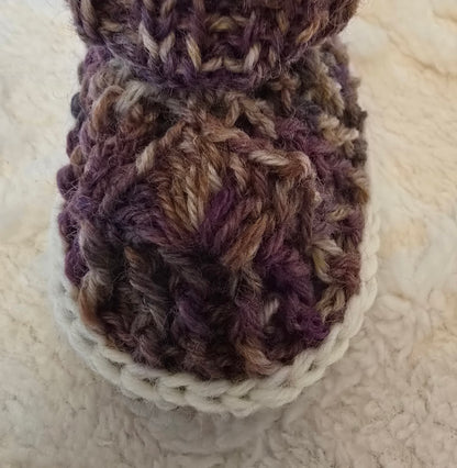 Meliert Baby-Booties