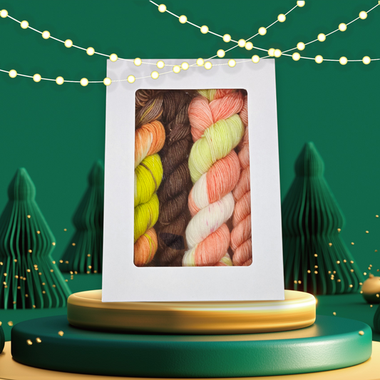 Geschenkset Merino Sockenwolle 140g