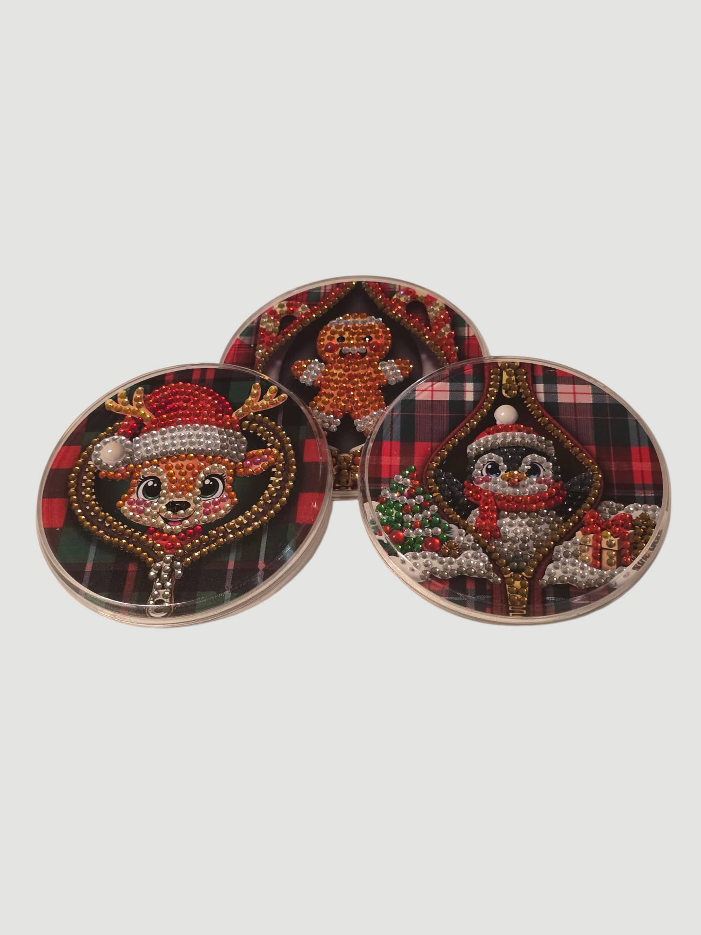 Weihnachtlicher Acryl-Untersetzer