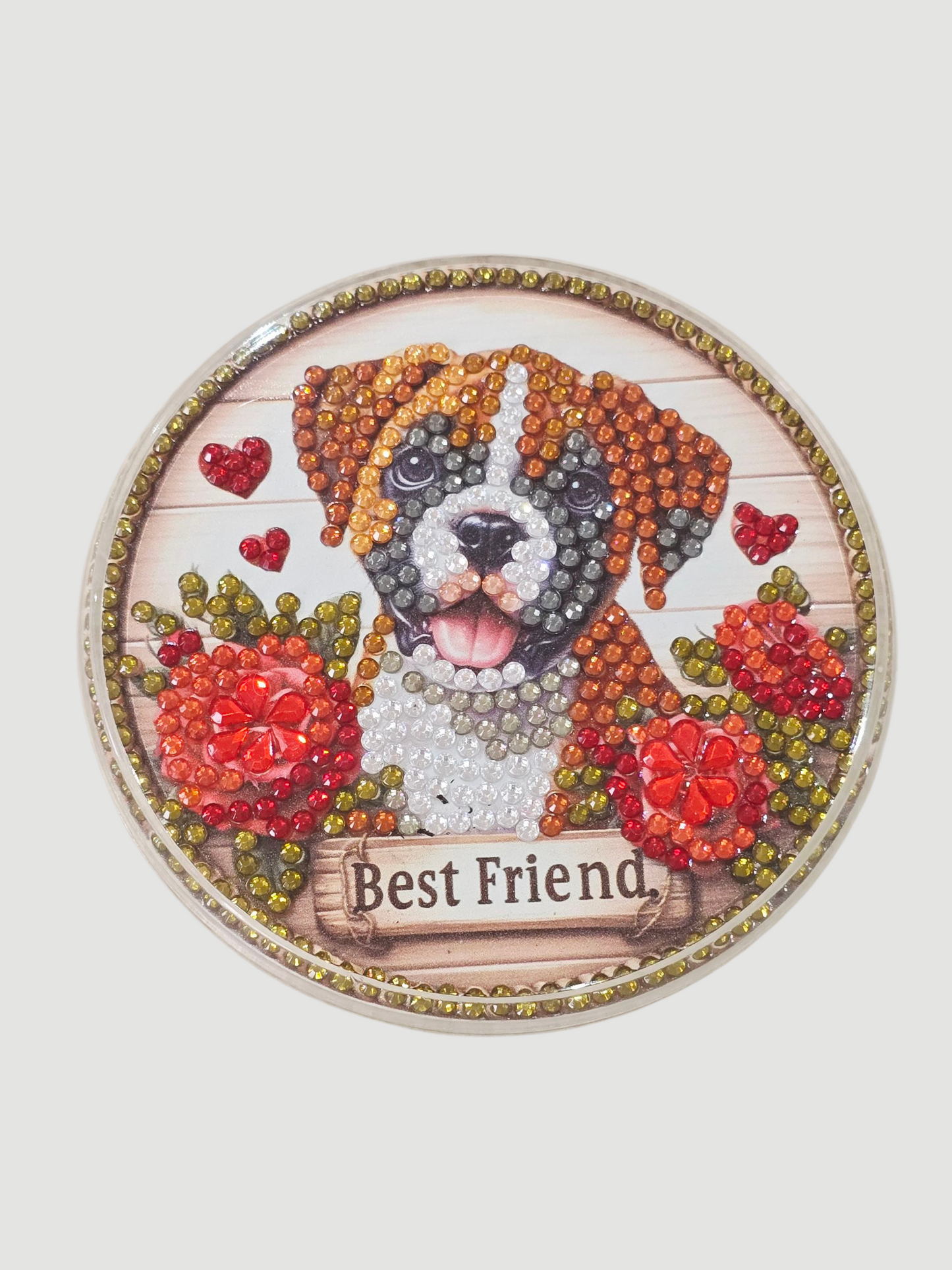 Untersetzer mit Hundemotiv