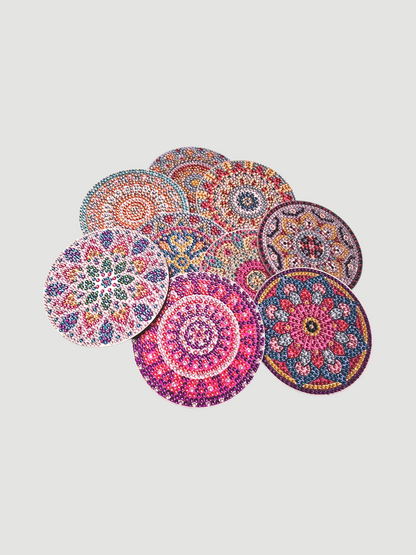 Untersetzer-Set Mandalas