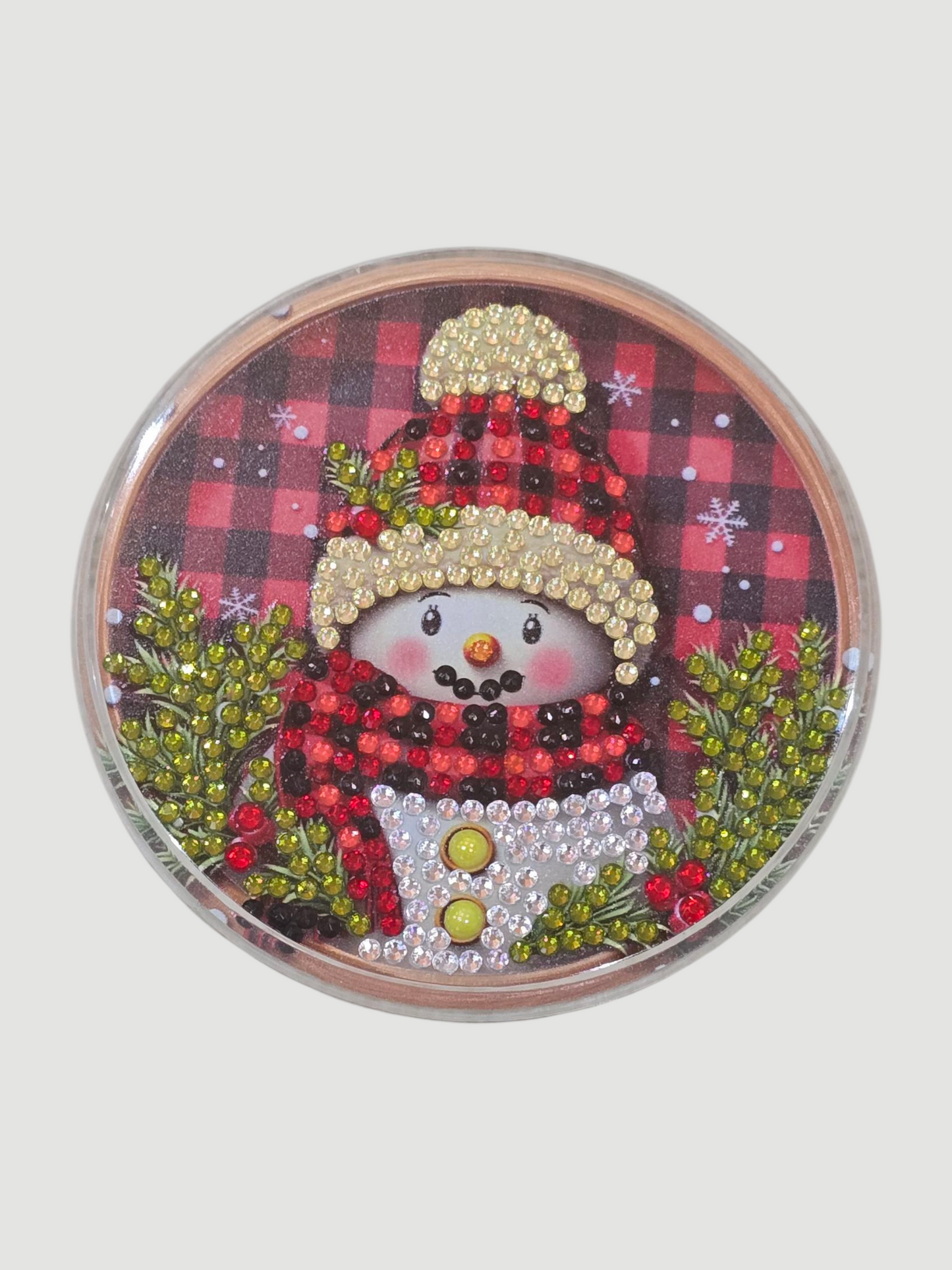 Weihnachtlicher Acryl-Untersetzer