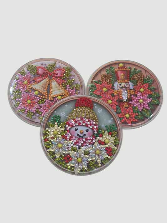 Weihnachtlicher Acryl-Untersetzer