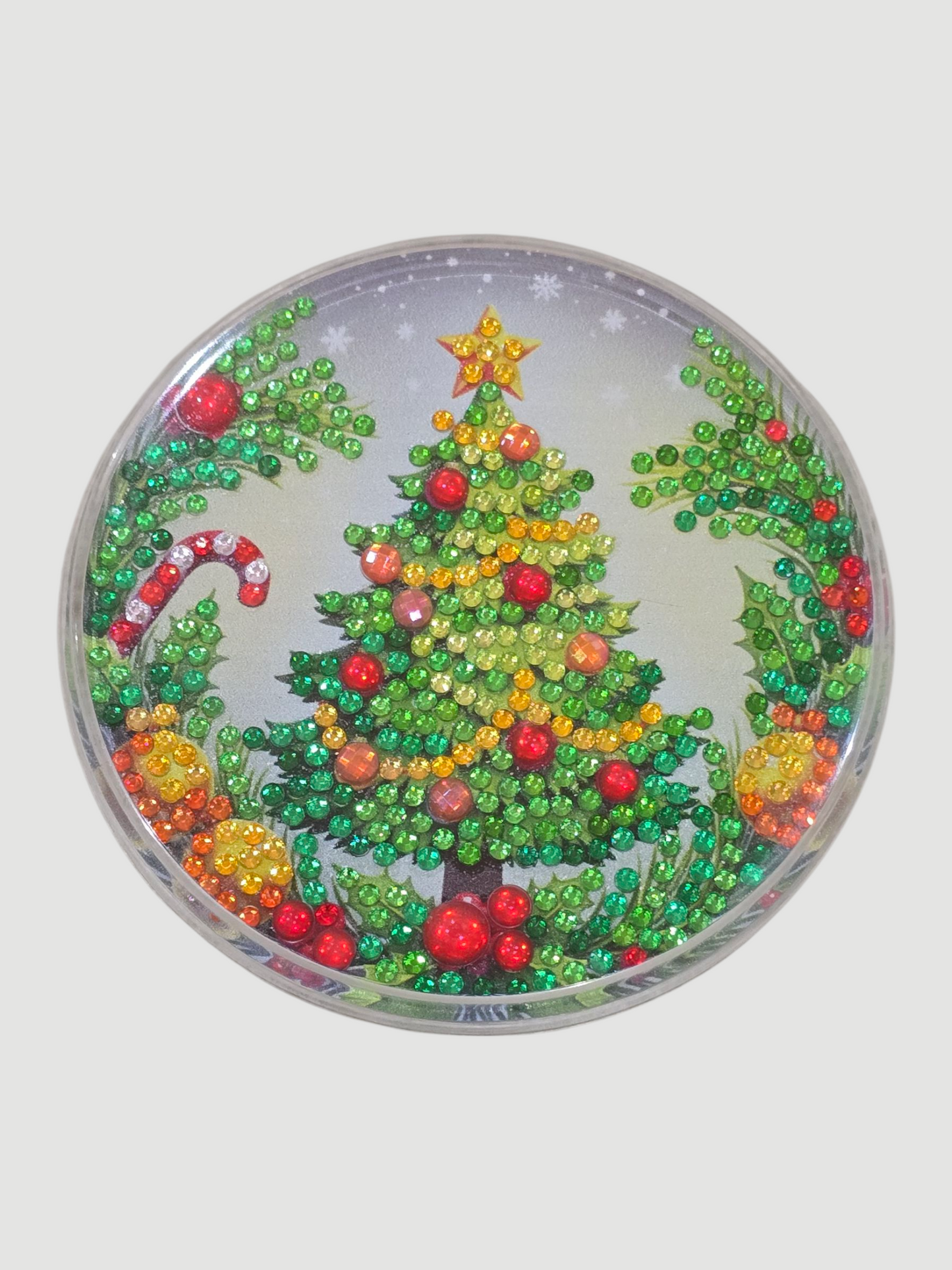 Weihnachtlicher Acryl-Untersetzer