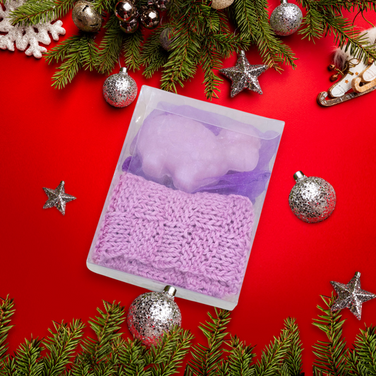 Geschenkset Seifenläppchen und Schafmilchseife