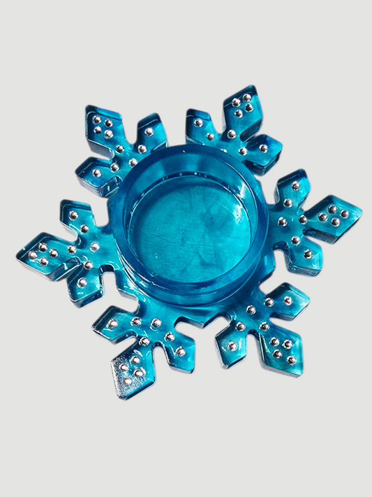 Teelichthalter Schneeflocke